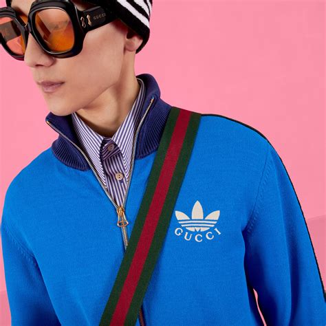 adidas gucci blue jacket